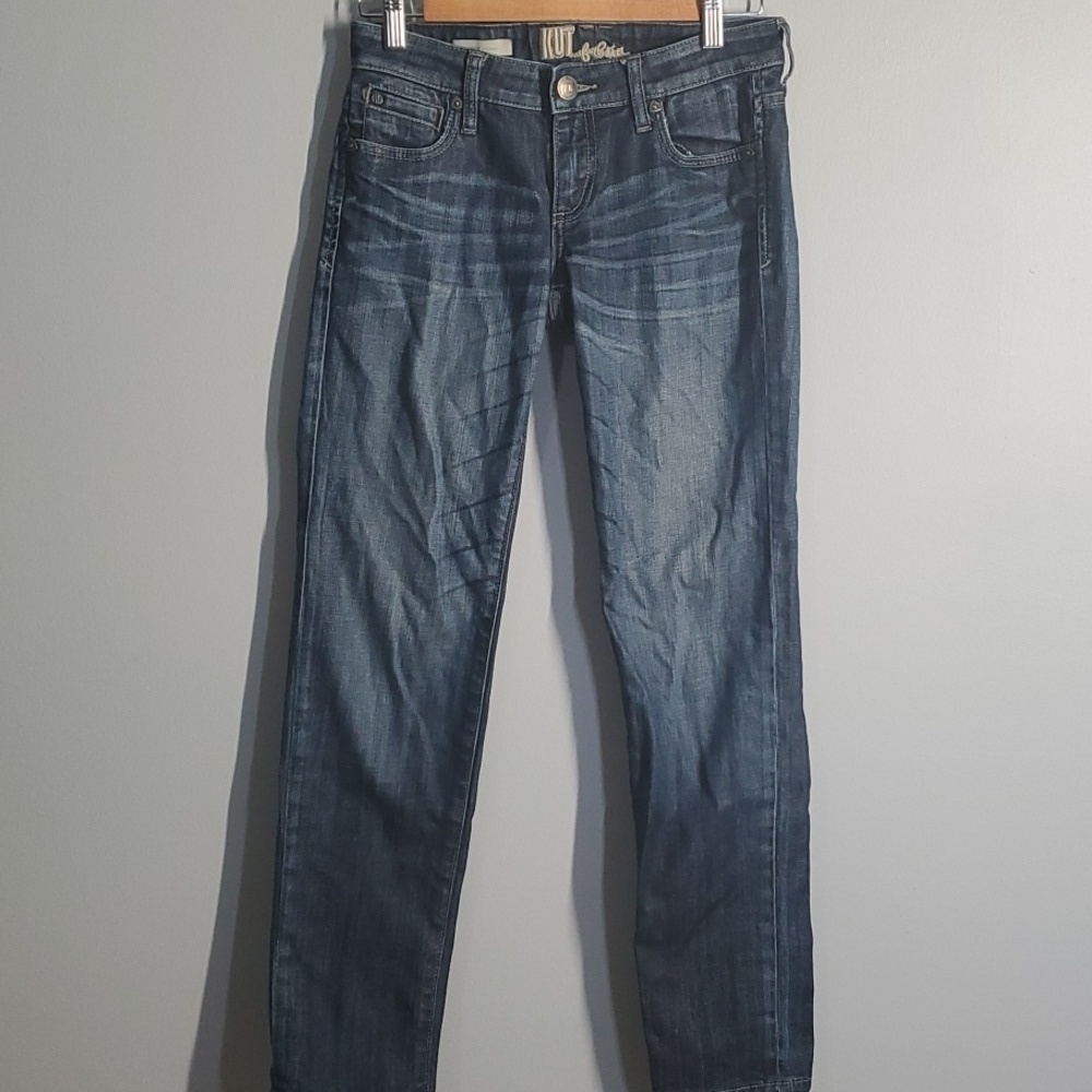 Kut from the Kloth jeans women's size 0 blue Catherine boyfriend jean